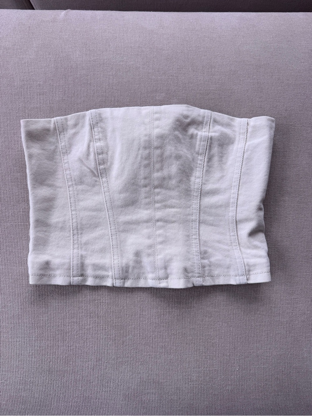 Meshki off-white corset top